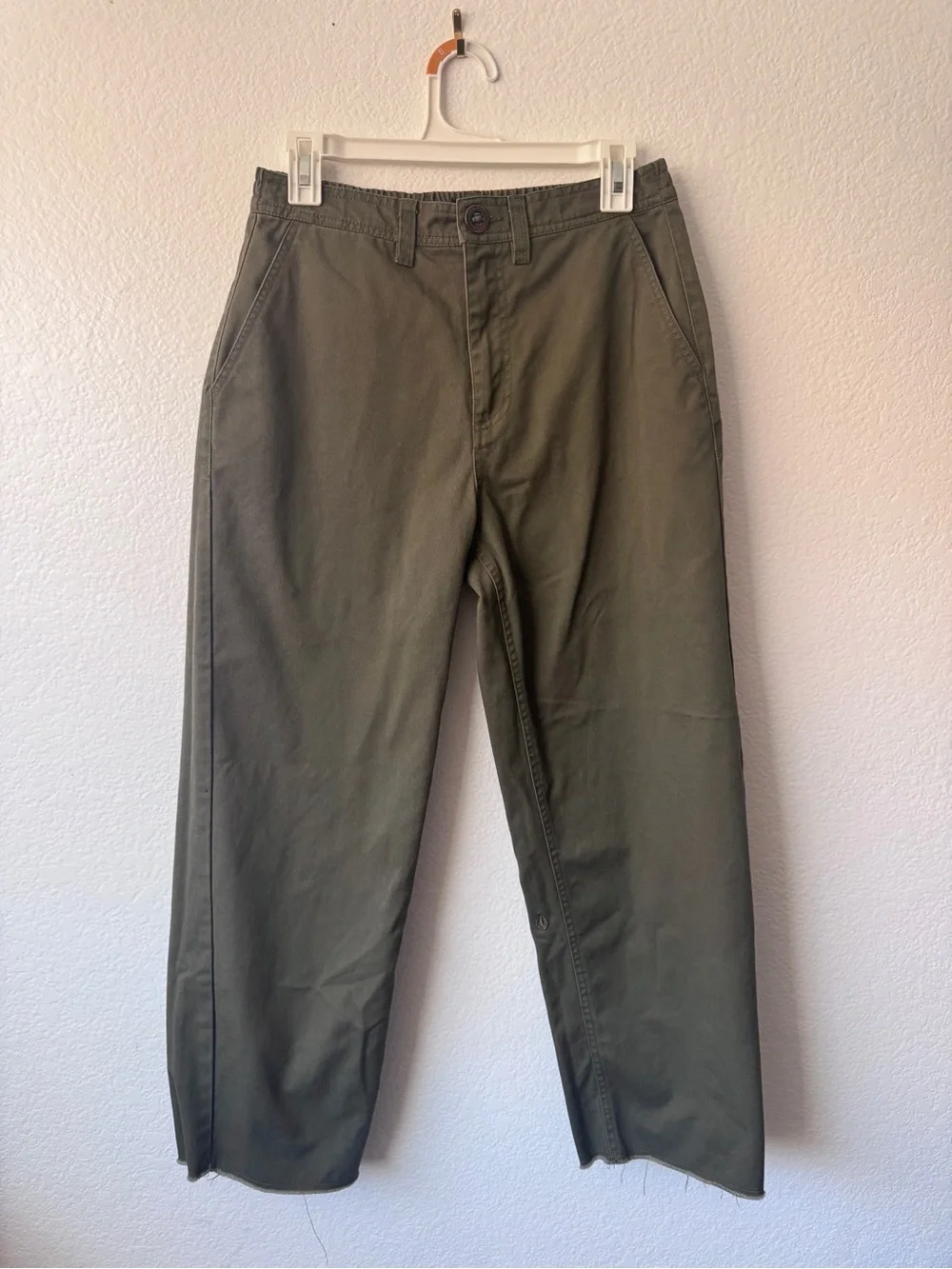 Volcom | Olive Green Straight Chino Pants size 27